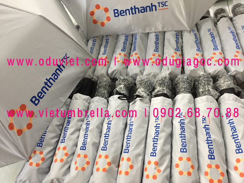 xưởng sản xuất ô dù cầm tay in logo quảng cáo